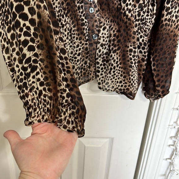 Isabella Rodriguez Animal Print Top Size 2X - Picture 6 of 9